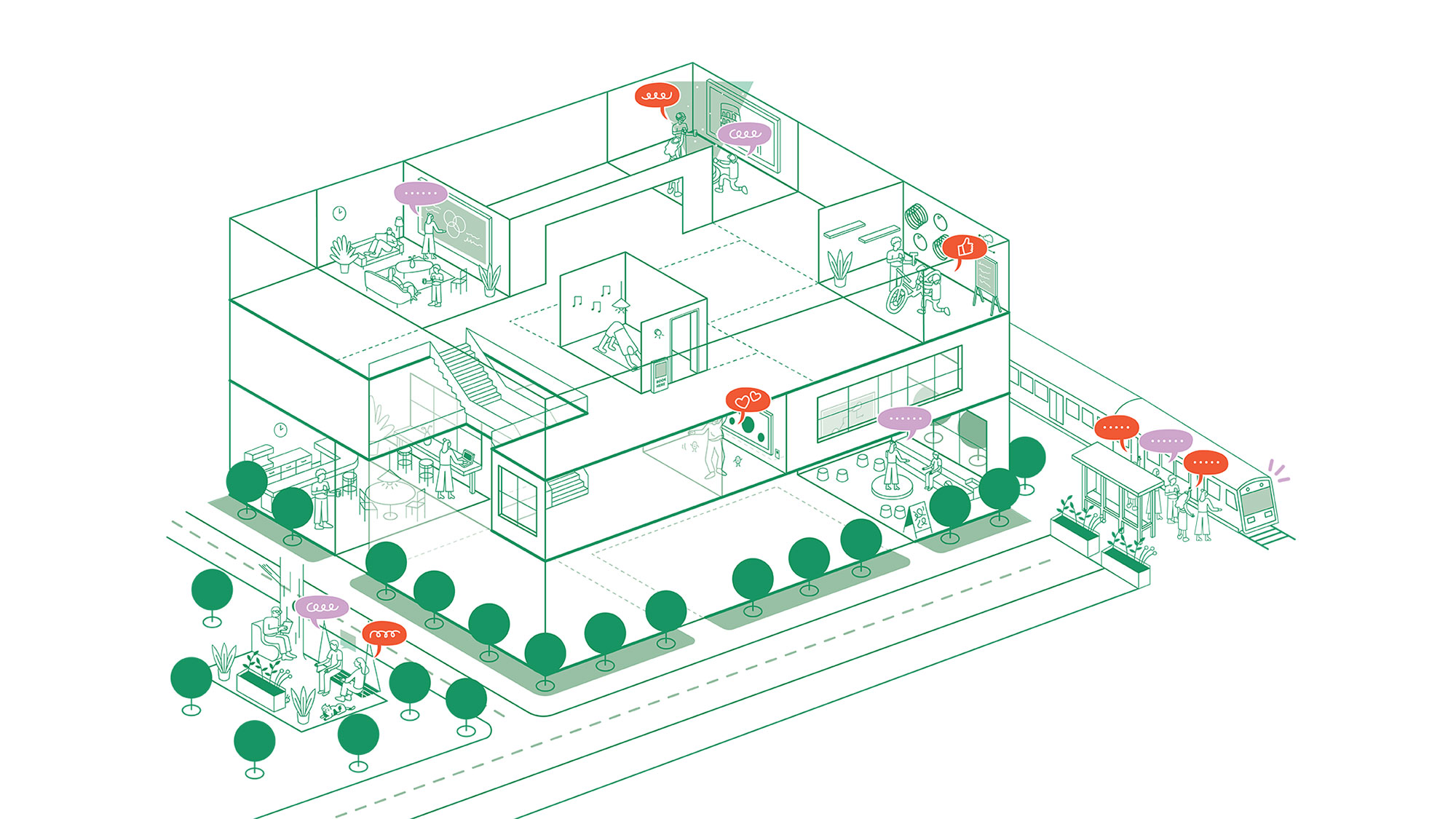 CẢM GIÁC GẮN BÓ - XU HƯỚNG MỚI TRONG THIẾT KẾ KHÔNG GIAN LÀM VIỆC ?