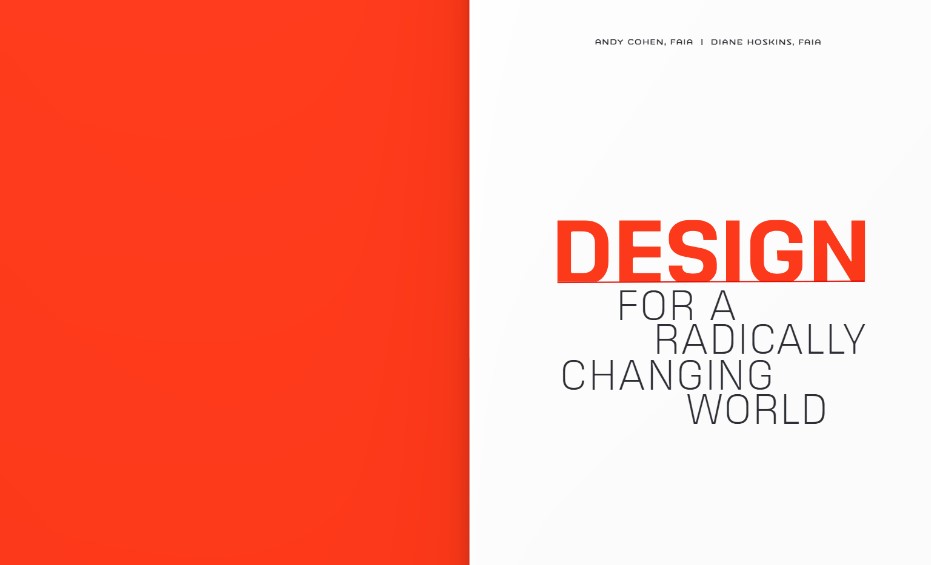 Design For a Radically Changing World