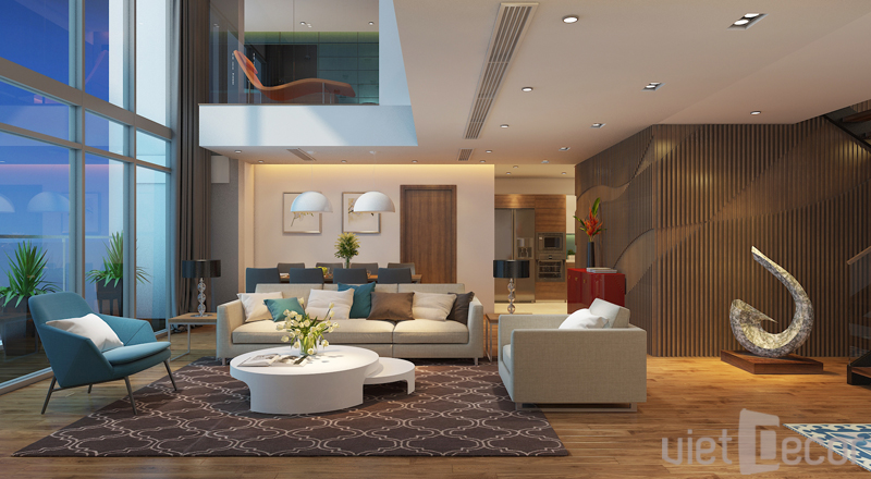 Thiết kế căn hộ Duplex - Mandarin Garden Hà Nội